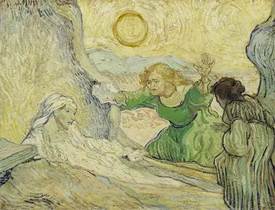 Die Auferweckung des Lazarus (nach Rembrandt) Vincent van Gogh
